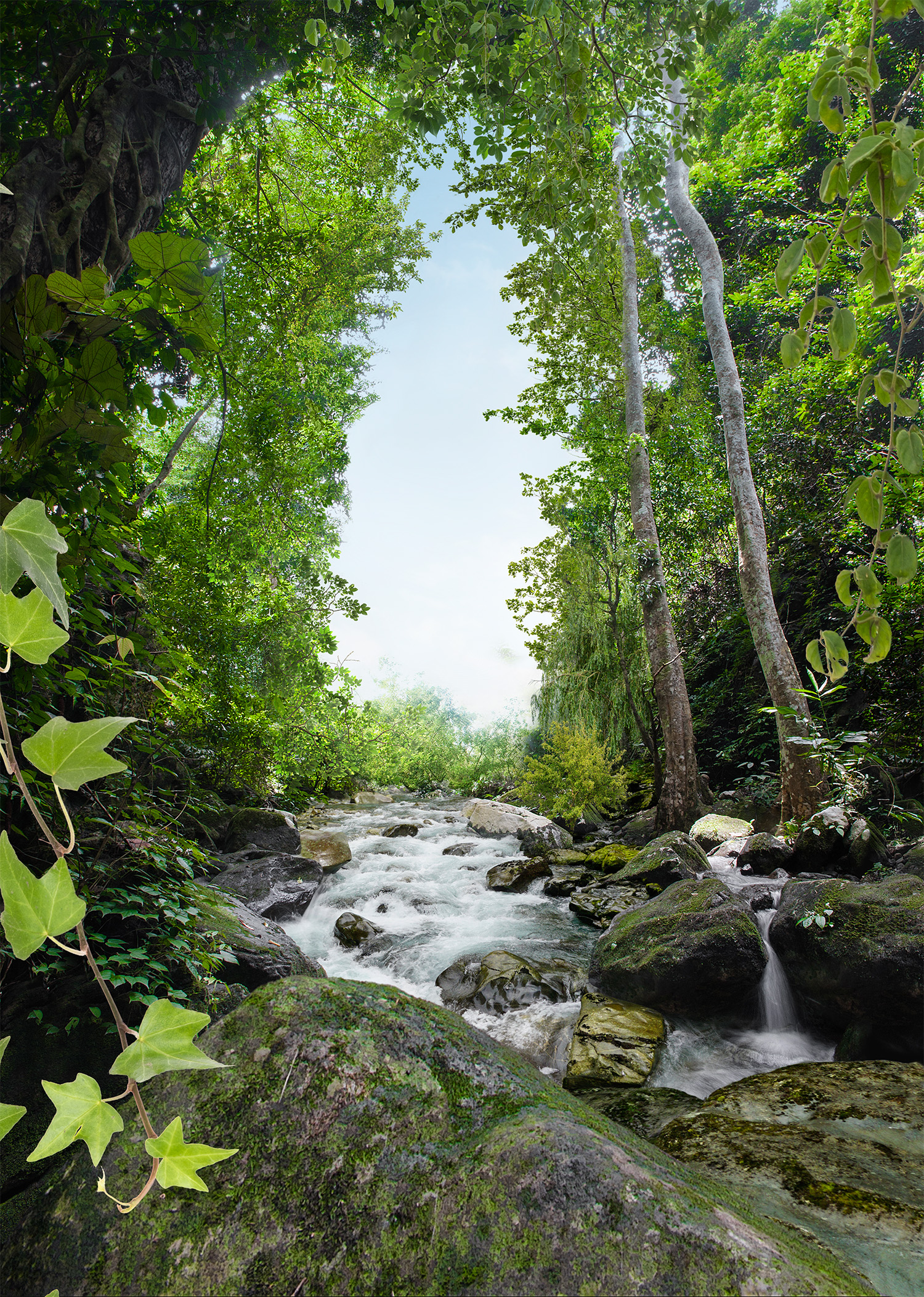 Waterfall in autumn forest at Krok - E -Dok waterfall at Khao Yai National Park,Thailand.Waterfall in autumn forest at Krok - E -Dok waterfall at Khao Yai National Park,Thailand.